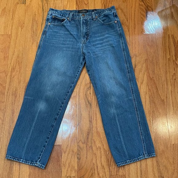 Lucky Brand Authentic Straight Crop Blue Jeans Size 10/30 Pockets - Picture 14 of 14